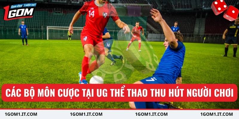 Các bộ môn cược tại UG Thể Thao thu hút người chơi